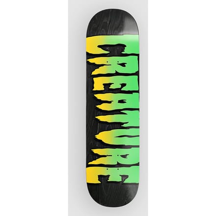 Creature Logo Stumps Assorted 8.25" Skateboard Deck groen