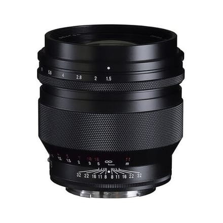 VoigtlÃ¤nder Nokton 75mm f/1.5 asph.   Sony FE-vatting