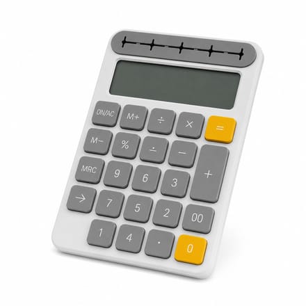 Aerbes Elektronische Rekenmachine AB-JS11 – 12-cijferig LCD Display – Telefoonhouder – Grote Toetsen – Werkt op 1x AAA Batterij (niet inbegrepen) – Voor Thuis, Kantoor, School & Boekhouding