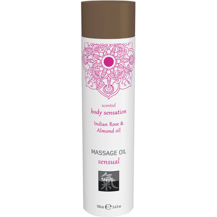 Shiatsu - Sensual Massage Olie - Indiase Roos & Amandel