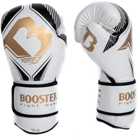 Booster Kickboks Scheenbeschermers Bangkok - WIT/GOUD/ZWART - MAAT M