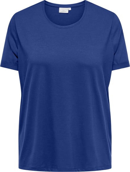 ONLY CARMAKOMA - CARMOSTER S/S FOLD UP TOP JRS NOOS - Dames - T-shirts
