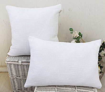 Heckettlane Kussen Noah Brilliant White 50 x 50 cm