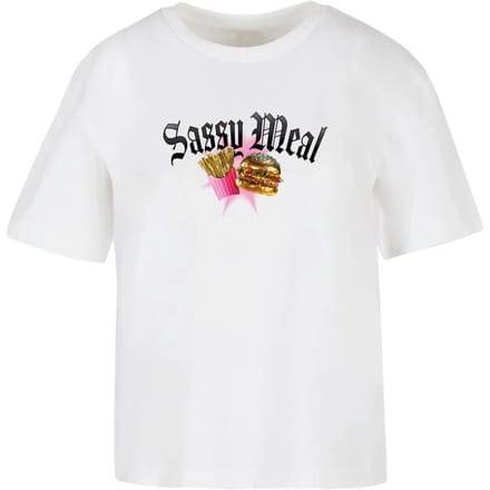 Dames-T-shirt Miss Tee Sassy Meal