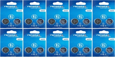 Renata - Knoopcel batterijen - CR2325 - Lithium - 3V - 20 stuks