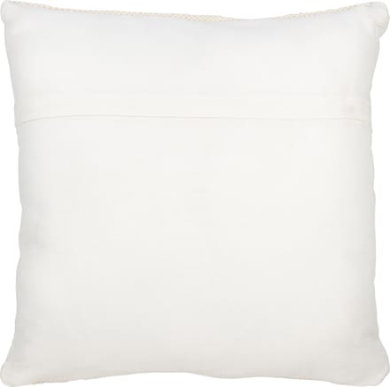 J-Line kussen Geweven - wol - creme - large