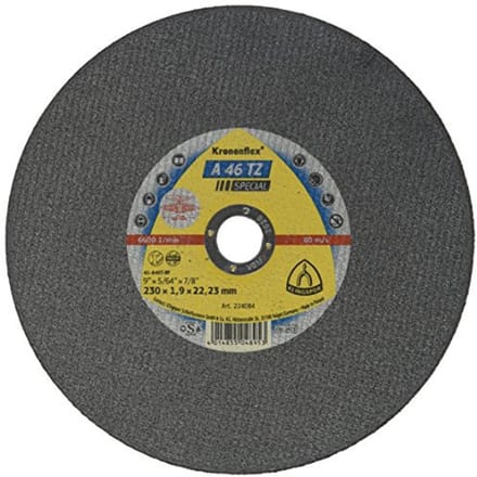 Doorslijpschijf 230 mm x 1,9 mm voor handmatig snijden