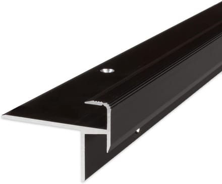 Trapneus voor Laminaat van Geanodiseerd Aluminium 10x8.5mm Brons Donker 100cm