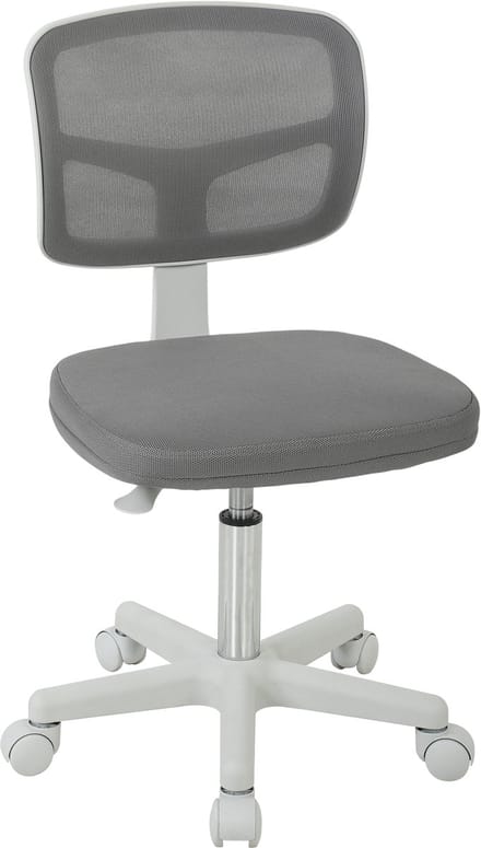 Vinsetto bureaustoel - meshstof - 48 x 48 x 89,5 cm - grijs