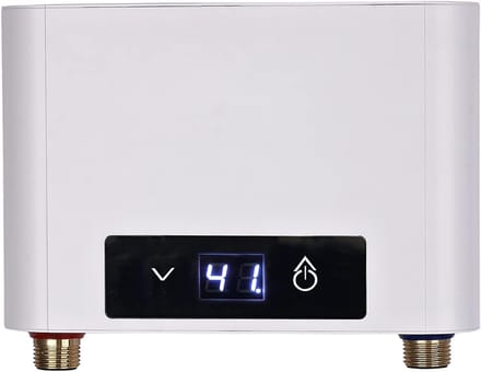 Doorstroomboiler - Tankloze boiler - Direct warm water - Instelbare temperatuur - 3500 Watt - Wit