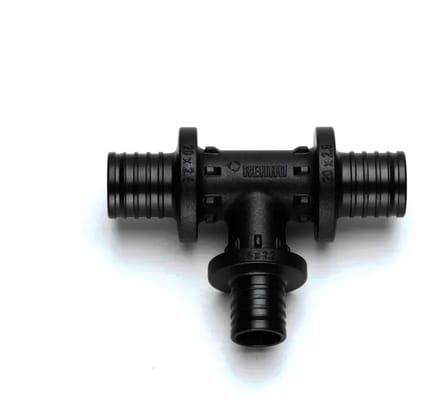 Rehau Rautitan T stuk PX verloopaftakking 40x32x40mm