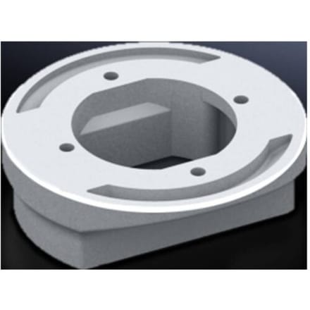 Rittal CP 6212.500 Adapter Star Aluminium Lichtgrijs 1 stuk(s)
