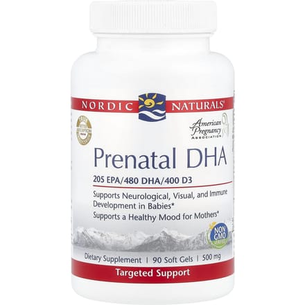 Nordic Naturals, DHA pour la grossesse, 90 gélules