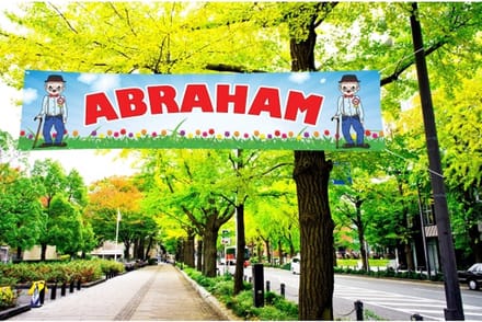 Abraham PVC spandoek 200 x 50 cm