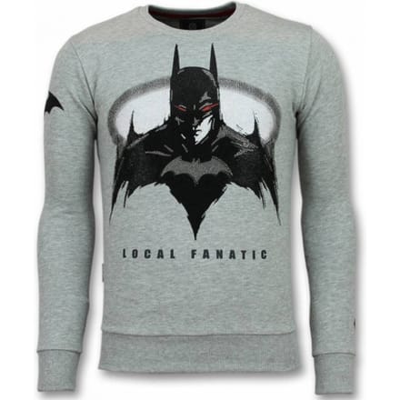 Batman Trui - Batman Heren Sweater - Truien Mannen - Grijs