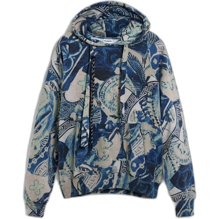 Hoodie Desigual Mosaic Full Printed