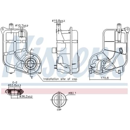 Expansievat NISSENS 996287