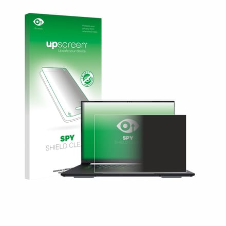 upscreen - privacy screenprotector voor Gigabyte AERO X16 2025 - Folie Beschermfolie Blauwlichtfilter