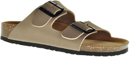 Tweeband Slipper Taupe Bionatura maat 36