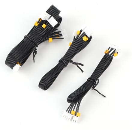 3 stuks eindschakelaar verbindingskabel voor Ender 3 XYZ 3D-printer moederbord accessoires white