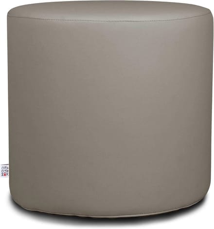 Chill voetenbank rond kunstleer PUFF violet 35 x 35 cm