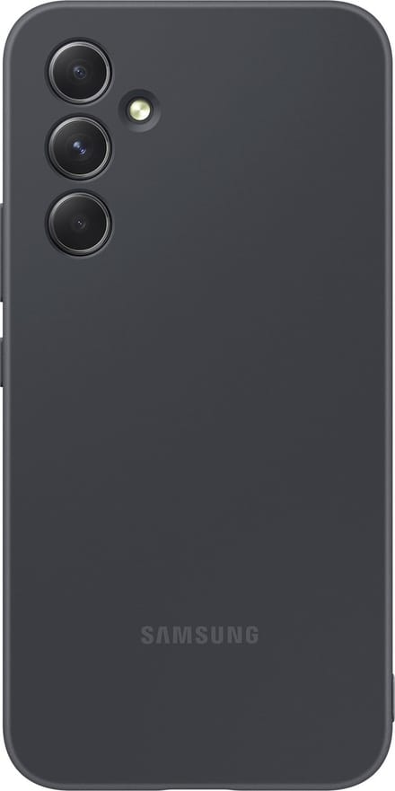 Originele Silicone Backcover voor de Samsung Galaxy A54 (5G) - Zwart