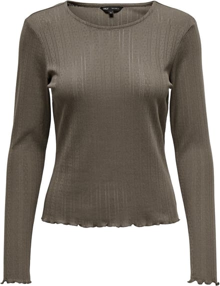 ONLY - ONLCARLOTTA L/S TOP NOOS JRS - Dames - Blouses