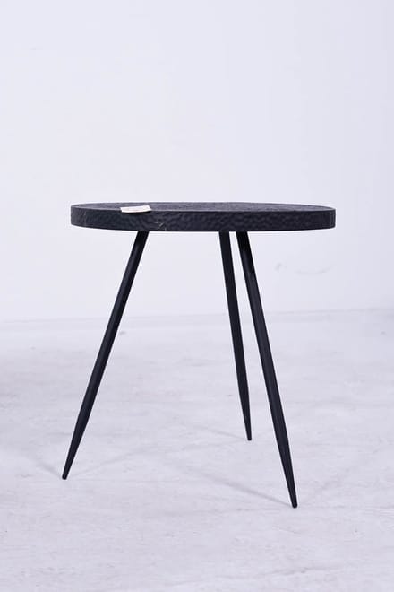 Bijzettafeltje nice zwart d45h45cm