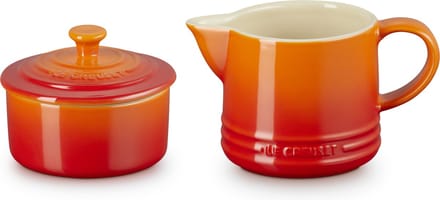 Le Creuset Suiker- en Melkset Oranje