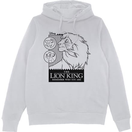 Lion King Remember Who You Are Kids' Hoodie - White - 146/152 (11-12 jaar) - Wit