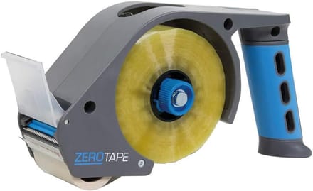 FIRST Verpakkingstape Handafroller - Ergonomische ZeroTape Dispenser voor Maximaal Comfort