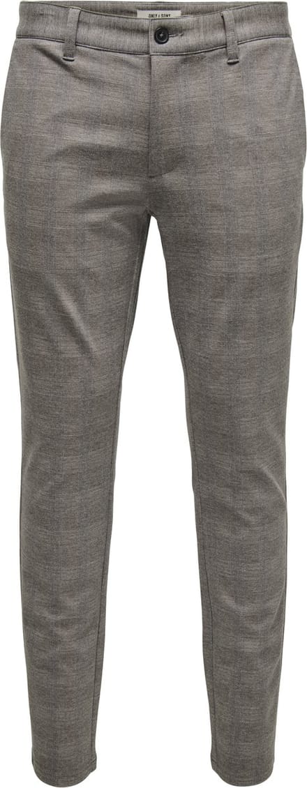 ONLY&SONS - ONSMARK SLIM CHECK 020960 PANT NOOS - Heren - Broeken