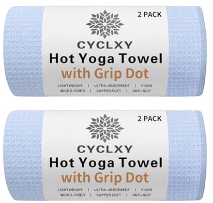 Antislip Yogahanddoeken voor Hete Yoga - 2 Stuks