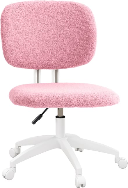 Vinsetto bureaustoel - hoogteverstelbaar - met bekleding - roze