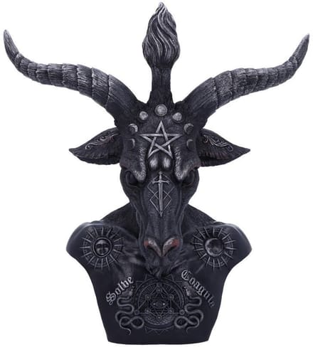 Nemesis Now - Hemelse Baphomet - Buste - Zwart en Zilver - 33cm
