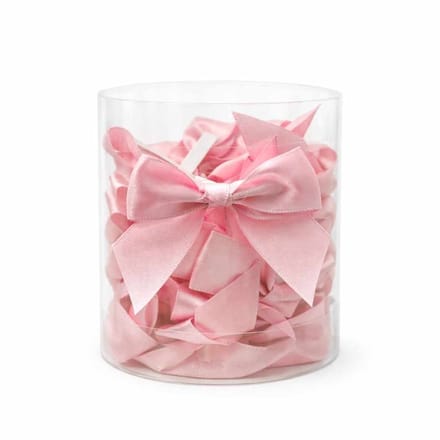 Strikken – Licht Roze – 6cm – 24 Stuks - Satijn - Cadeaustrikken