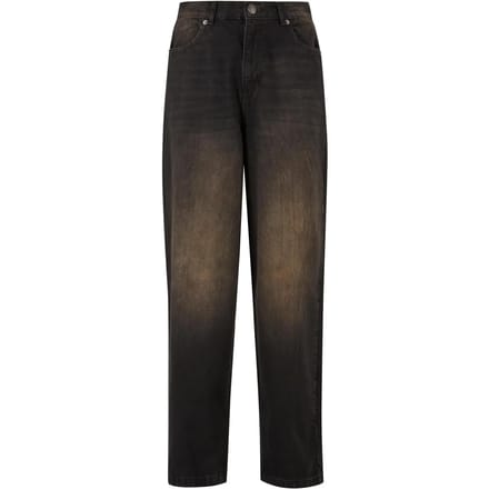 Urban Classics - 90‘s Jeans Broek rechte pijpen - Taille, 30 inch - Zwart