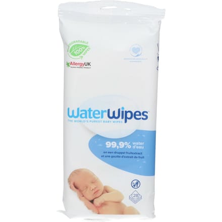 WaterWipes Bio Baby Billendoekjes | 28 Stuks