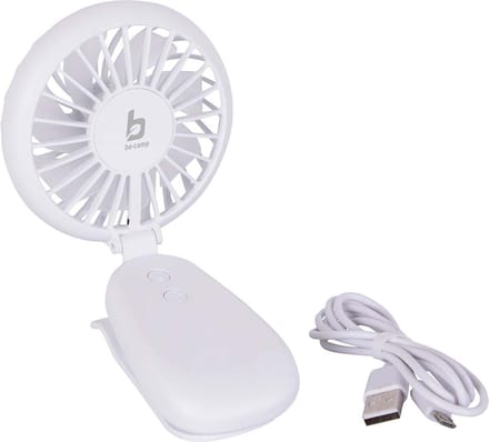 Bo-Camp - Ventilator met klem - Mini - Oplaadbaar
