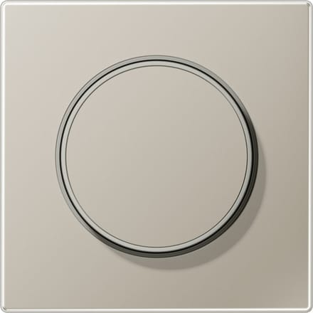 JUNG afdekking voor draaidimmer - LS range edelstaal (ES1740)