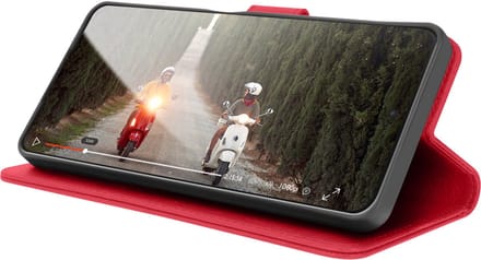 Zanae, Hoesje geschikt voor Google Pixel 8 Pro - Wallet Case & Stand, Rood