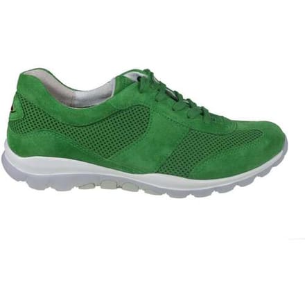 Gabor rollingsoft sensitive 46.966.44 - dames rollende wandelsneaker - Groen - maat 37 (EU) 4 (UK)