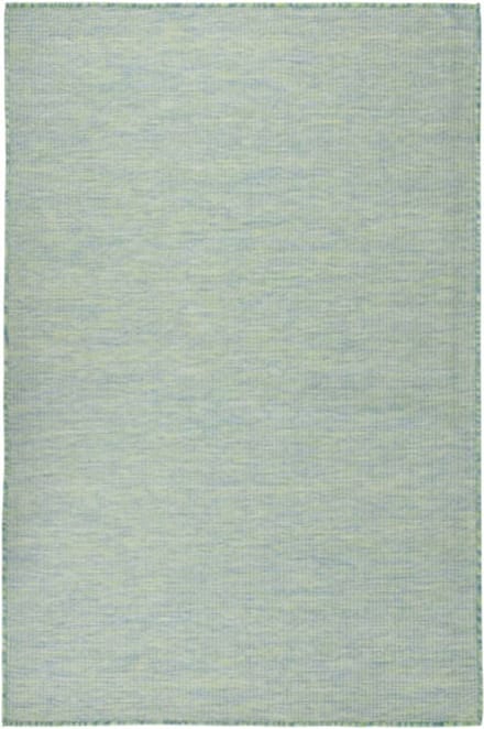 vidaXL - Buitenkleed - platgeweven - 120x170 - cm - turquoise