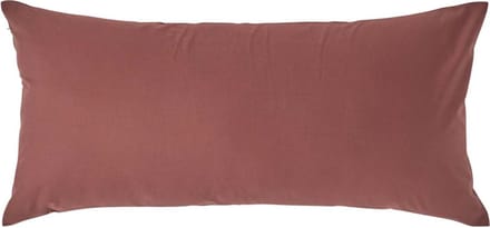 Homescapes Kussensloop 40x80 cm – Chocoladebruin – 100% Egyptisch Perkal Katoen – 200 TC