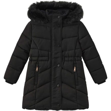 Firetrap Gewatteerd jassen voor meisjes (Zwart)