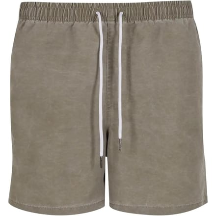 Urban Classics - Washed Zwemshorts - 4XL - Olijfgroen