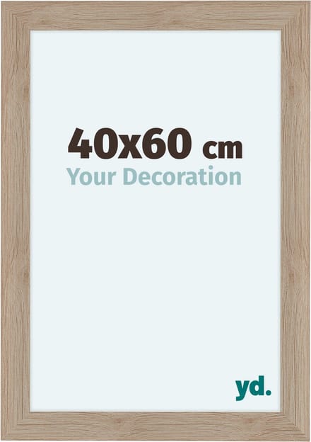 Your Decoration - Fotolijst 40x60 cm - MDF - Eiken Licht - Como