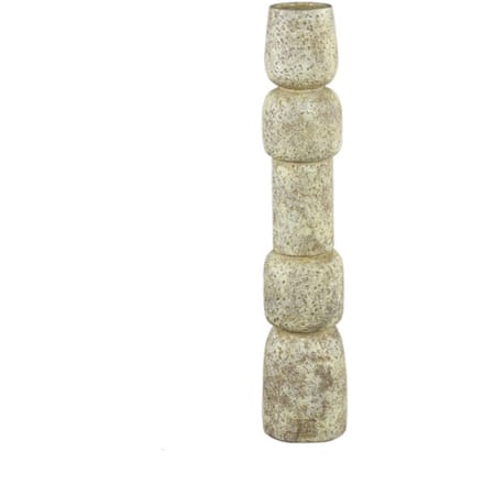 PTMD - Kandelaar Terrina - Beige - 15x15x70cm