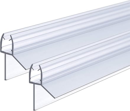 Transparante Doucheafdichting 100 cm voor 5 mm en 6 mm Glas