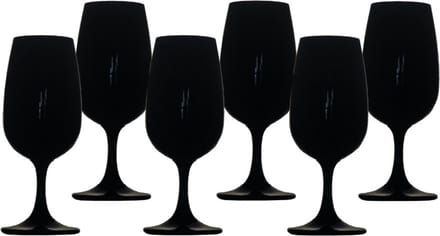 Vinata Forli INAO degustatieglazen - zwart - 6 stuks